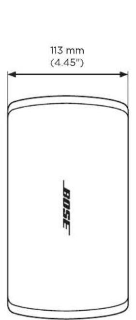 BOSE DesignMax DM2S - Dimensiones del producto - 2