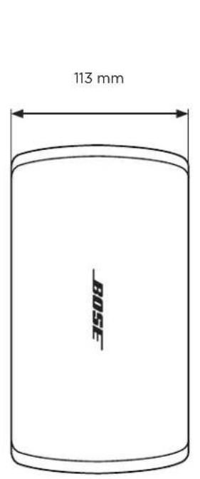 BOSE DesignMax DM2S - Dimensioni del prodotto - 2