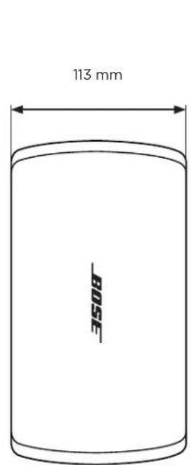 BOSE DesignMax DM2S - Produktabmessungen - 2