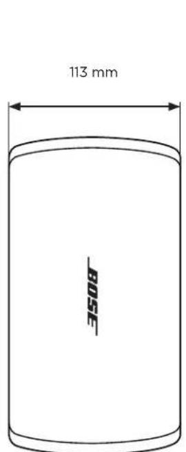 BOSE DesignMax DM2S - Afmetingen van het product - 2