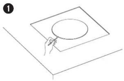 BOSE DesignMax DM8CSUB - Découpe du plafond - 1
