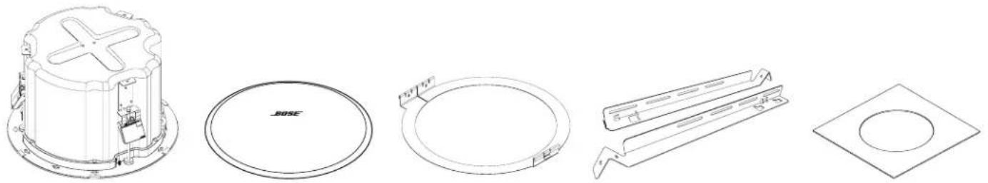 BOSE DesignMax DM8CSUB - Contenuto della confezione - 1