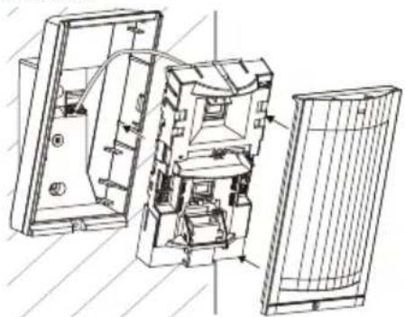 OPTEX HX40DAM - 2-3 Installation sans ROTULE - 4