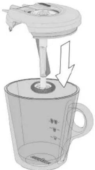 Lavazza A Modo Mio Deséa - CLEANING MILK FROTHING JUG - 5