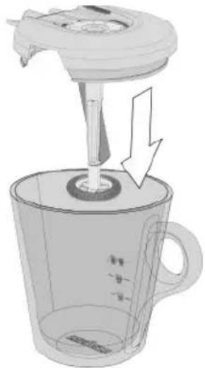 Lavazza A Modo Mio Deséa - REINIGUNG DER MILCHAUFSCHÄUMKANNE - 5