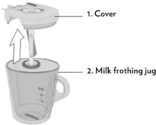 Lavazza A Modo Mio Deséa - CLEANING MILK FROTHING JUG - 1