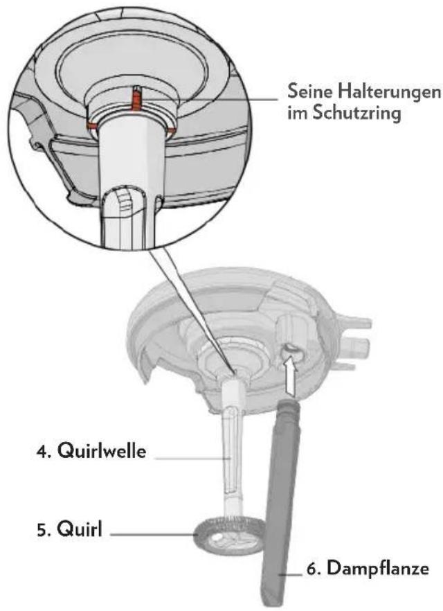 Lavazza A Modo Mio Deséa - REINIGUNG DER MILCHAUFSCHÄUMKANNE - 4