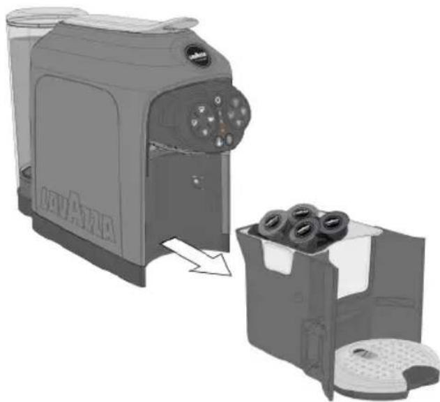 Lavazza A Modo Mio Deséa - LIMPIEZA BANDEJA RECOGE GOTAS Y CAJÓN RECOGE CÁPSULAS USADAS - 4