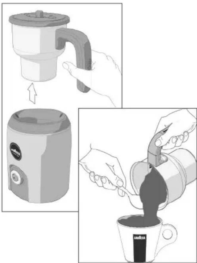 Lavazza MilkUp - ZUBEREITUNG DER HEISSEN SCHOKOLADE © - 2