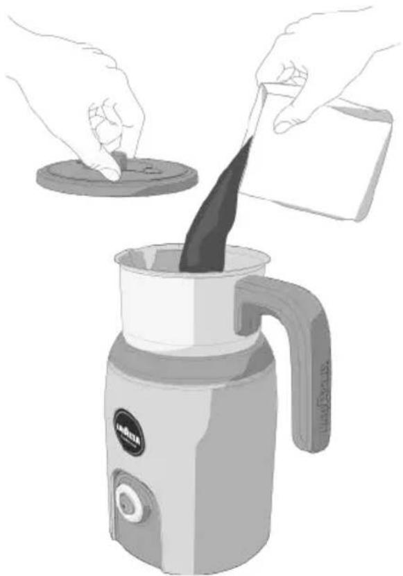 Lavazza MilkUp - ZUBEREITUNG DER HEISSEN SCHOKOLADE © - 1