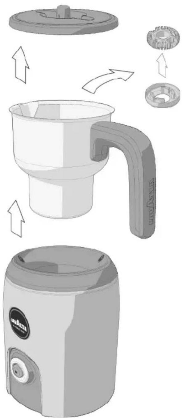 Lavazza MilkUp - REINIGUNG DER CAPPUCCINO-MASCHINE - 2