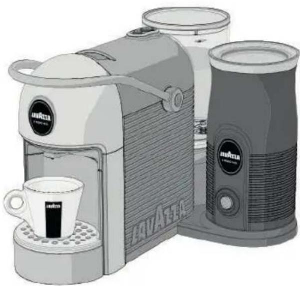 Lavazza A Modo Mio Jolie & Milk - 68（191H:84-3E543D.GG11 - 1
