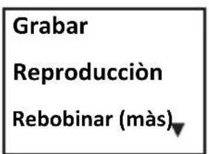 Reflecta Normal 8 - Opciones del menu - 1