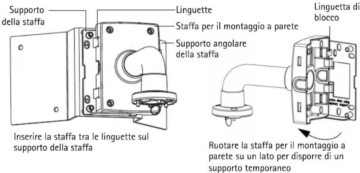 AXIS T91A64 - Installazione di AXIS T91A64 per montaggio su angoli - 1