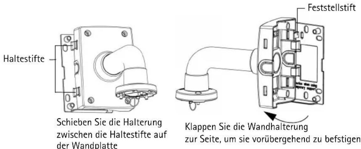 AXIS T91A64 - Installieren der AXIS T91A61 Wall Mount - 1