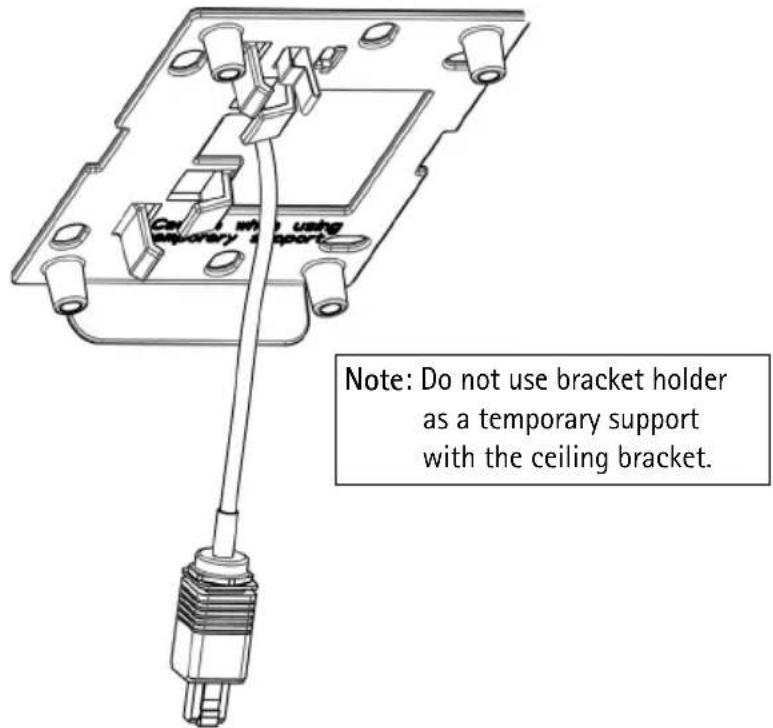 AXIS T91A64 - Install the AXIS T91A63 Ceiling Mount - 1