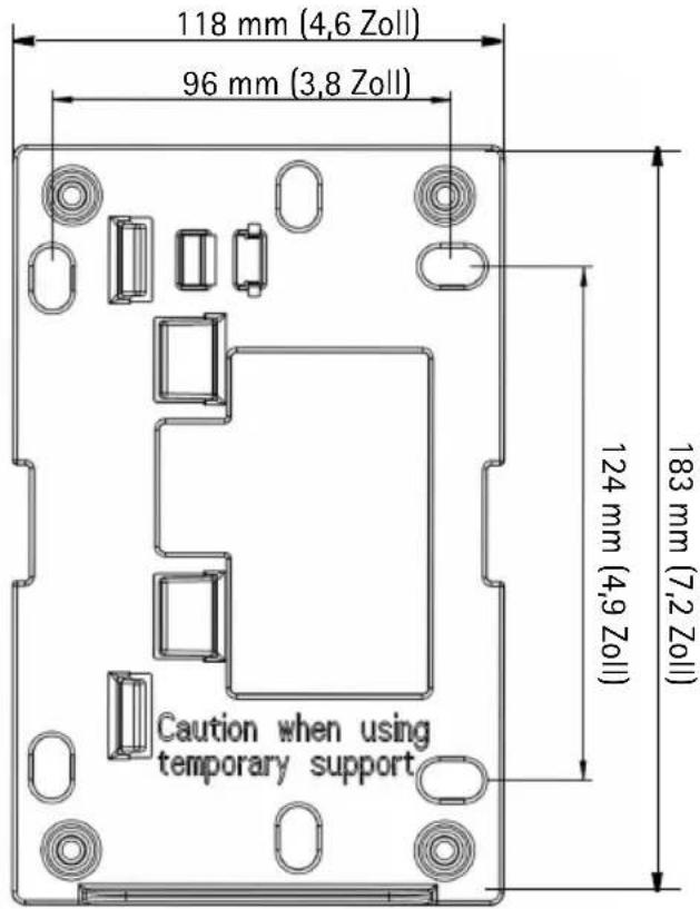 AXIS T91A64 - Installieren der AXIS T91A67 Pole Mount - 3
