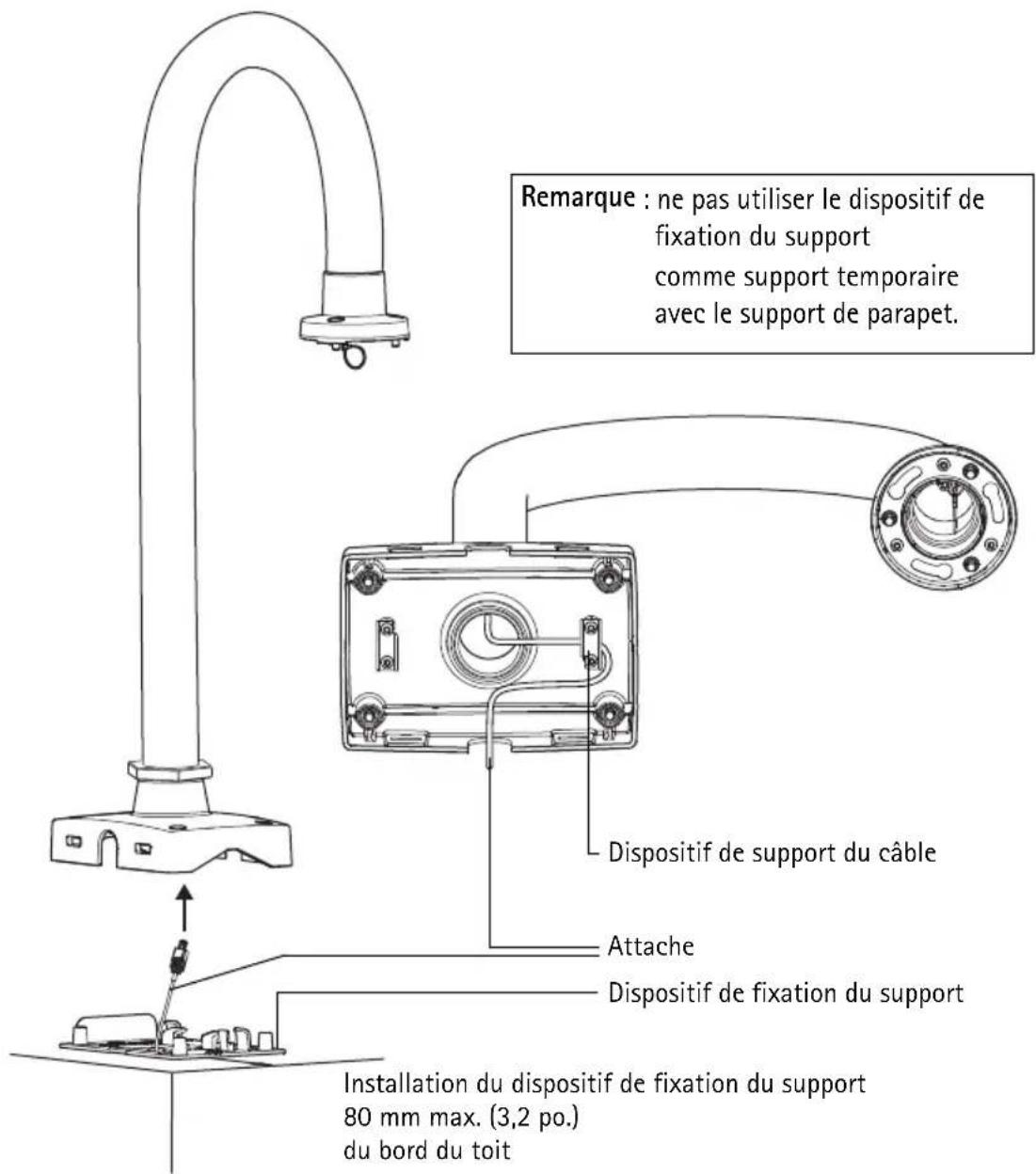 AXIS T91A64 - Install the AXIS T91A67 Pole Mount - 6
