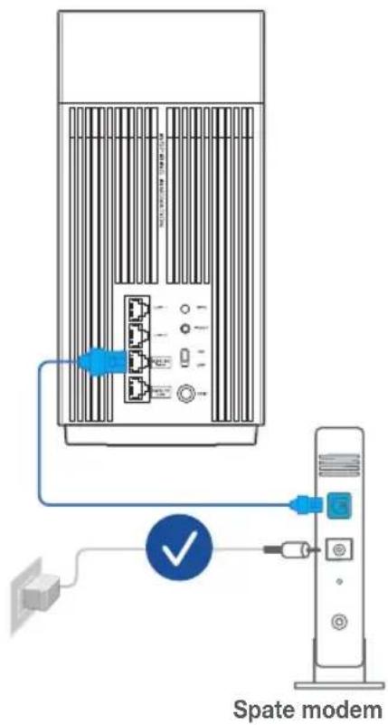 ASUS ZenWiFi Pro XT12 - Pregătirea modemului - 2