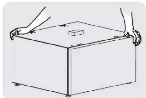 FRIGIDAIRE CFPWD15R - Préparation du socle avant le montage de la laveuse ou de la séchuse - 3