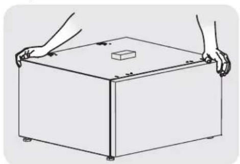 FRIGIDAIRE CFPWD15R - B) Preparing pedestal before mounting washer or dryer - 4