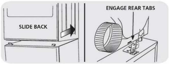 FRIGIDAIRE CFPWD15R - C_2) Attaching dryer mounting hardware D_2 Mounting dryer - 5