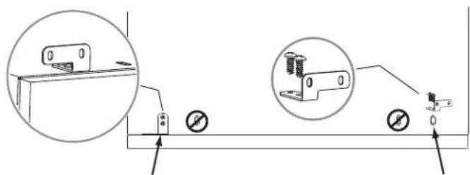 FRIGIDAIRE CFPWD15R - C_1 Fijación de los accesos de instalación de la lavadora - 3