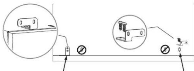 FRIGIDAIRE CFPWD15R - C1) fixation de la quincaillerie de montage de la laveuse - 3