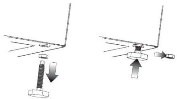 FRIGIDAIRE CFPWD15R - A) Preparing washer or dryer for mounting on pedestal - 1