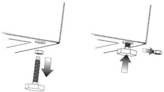FRIGIDAIRE CFPWD15R - Préparation de la laveuse ou de la secheuse pour son montage sur le socle - 1