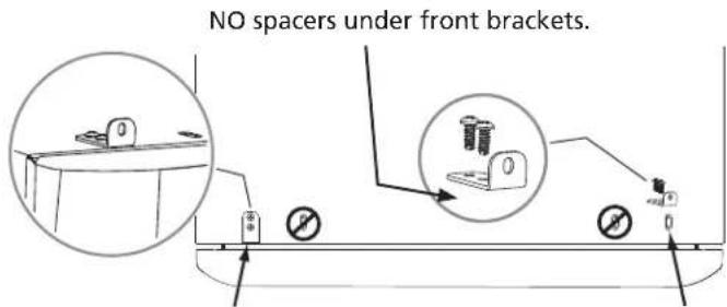 FRIGIDAIRE APWD15E - C3) Attaching dryer (style 2) mounting hardware - 2