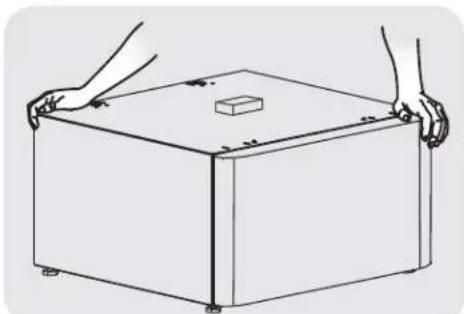 FRIGIDAIRE APWD15E - B) Preparing pedestal before mounting washer or dryer - 3