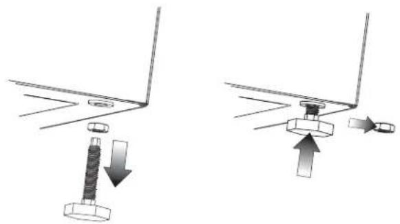 FRIGIDAIRE APWD15E - A) Preparación de la lavadora o secadora para su instalación sobre el pedestal - 1