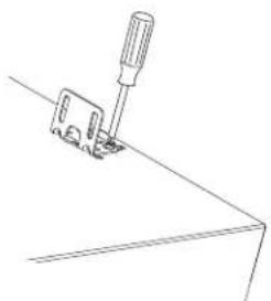FRIGIDAIRE APWD15E - C1) fixation de la quincaillerie de montage de la laveuse - 4