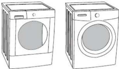 FRIGIDAIRE APWD15R - C1) fixation de la quincaillerie de montage de la laveuse - 1