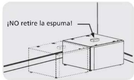 FRIGIDAIRE APWD15GB - B) Preparación del pedestal antes de instalar la lavadora o secadora - 1