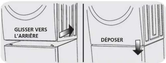 FRIGIDAIRE APWD15A - D2) montage de la sécheuse (type 1) - 1