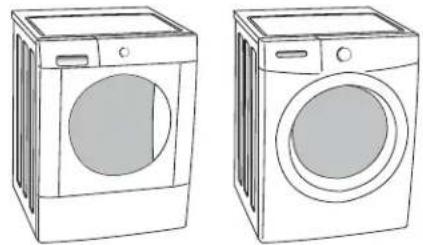 FRIGIDAIRE APWD15A - C1) Fijación de los accesos de instalación de la lavadora - 1