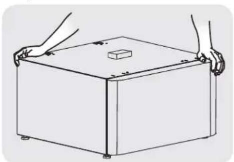 FRIGIDAIRE APWD15A - B) Preparing pedestal before mounting washer or dryer - 4