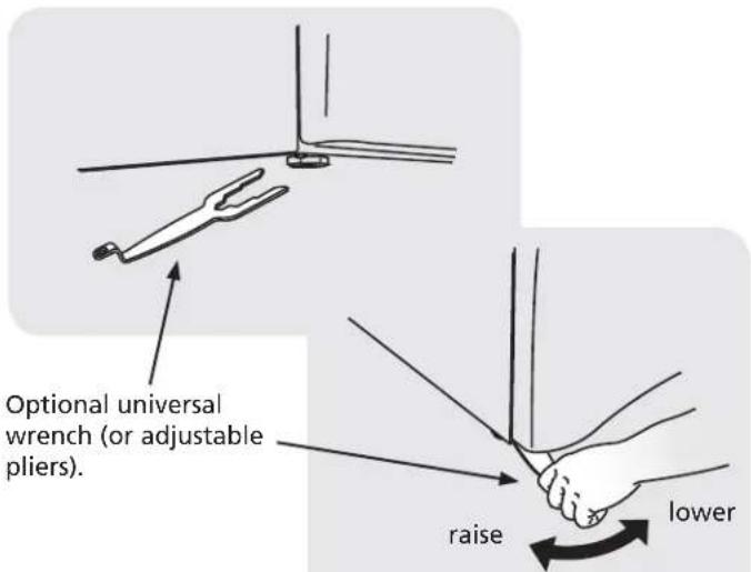 FRIGIDAIRE APWD15A - B) Preparing pedestal before mounting washer or dryer - 2
