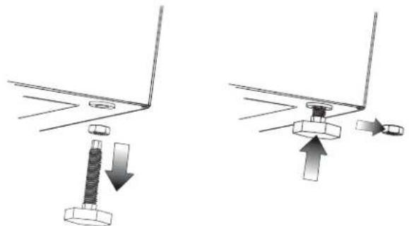 FRIGIDAIRE APWD15A - Préparation de la laveuse ou de la secheuse pour son montage sur le socle - 1