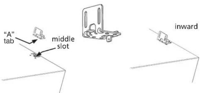 FRIGIDAIRE APWD15A - Locate spacer under each front bracket. - 2