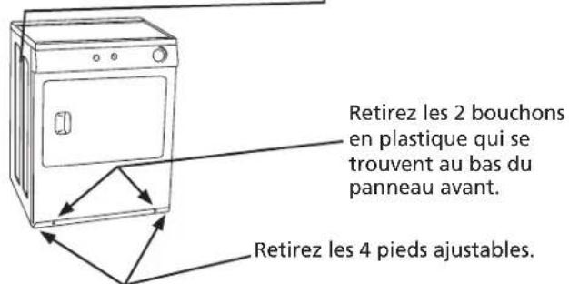 FRIGIDAIRE CFPWD15W - E1) installation ou réinstallation de la laveuse - 2
