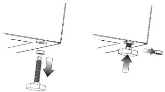 FRIGIDAIRE CFPWD15W - A) Preparación de la lavadora o secadora para su instalación sobre el pedestal - 1