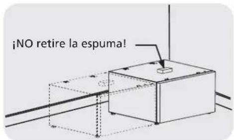FRIGIDAIRE CFPWD15W - B) Preparación del pedestal antes de instalar la lavadora o secadora - 1