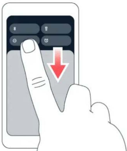 NOKIA G60 5G - Utiliser les éléments d'accès rapide - 1