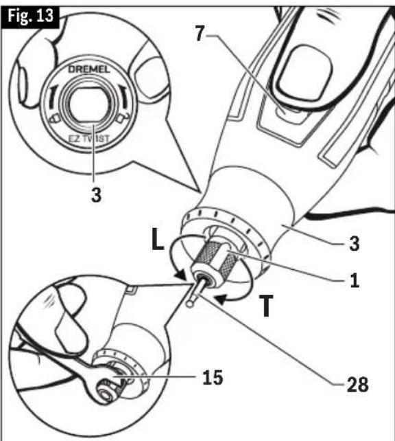 Fig. 13 DREMEL EZ TV 1ST 3 7 L T 3 1 15 28