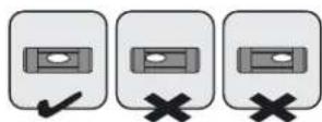 Technical diagram showing a door lock assembly with labeled parts and mechanical components