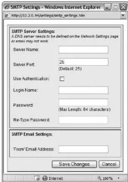 Tripp Lite SNMPWEBSOLOHV - Settings > Contacts - 2