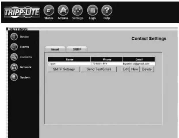 Tripp Lite SNMPWEBSOLOHV - Hactpoikn >KoHTaKTbI - 1